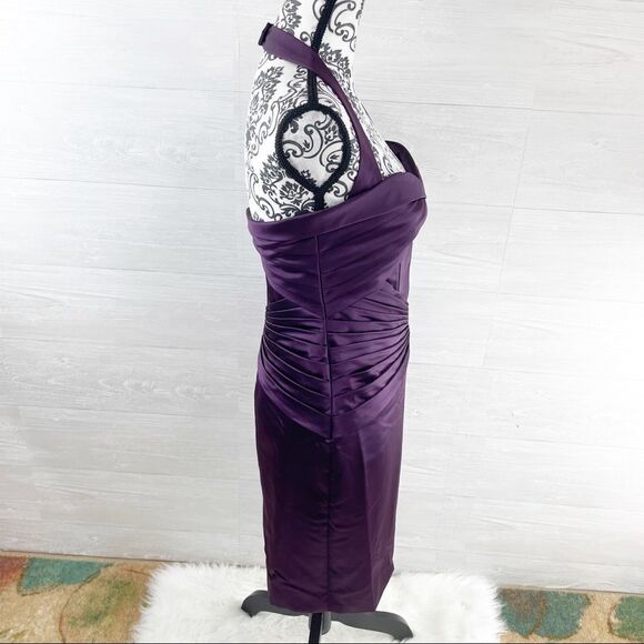 Zac Posen Truly Satin Sweetheart Bodycon Dress - Picture 4 of 7